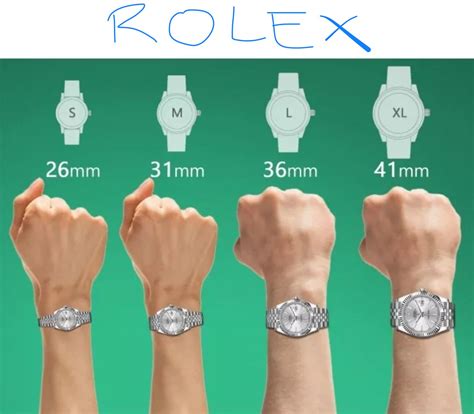 rolex womens watches sizes